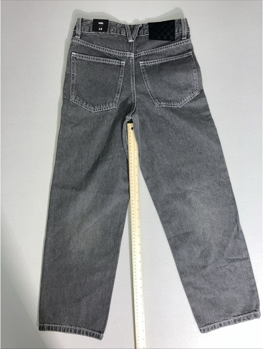 Vans Womens Denim Gray 5 Pocket Skater Jeans Size 12 NEW W/Tags